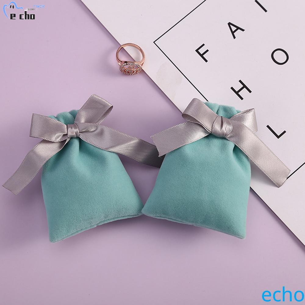 PIVOT เครื่องประดับกระเป๋างานแต่งงานประณีตโบว์ Drawstring สร้อยคอ Pouches ถุงบรรจุภัณฑ์