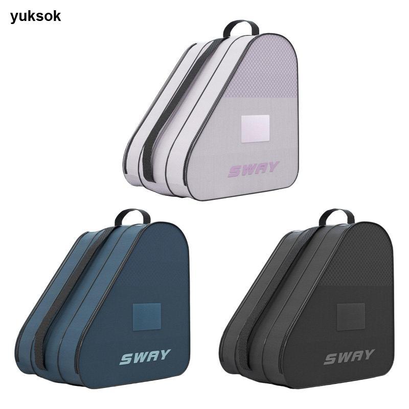 ใช่แล้ว กระเป๋าโรลเลอร์สเกต, กระเป๋าใส่รองเท้าโรลเลอร์สเกต, กระเป๋าสามกระเป๋า, อุปกรณ์เสริมกันน้ํา, ที่จับด้านบนอเนกประสงค์, ความจุขนาด