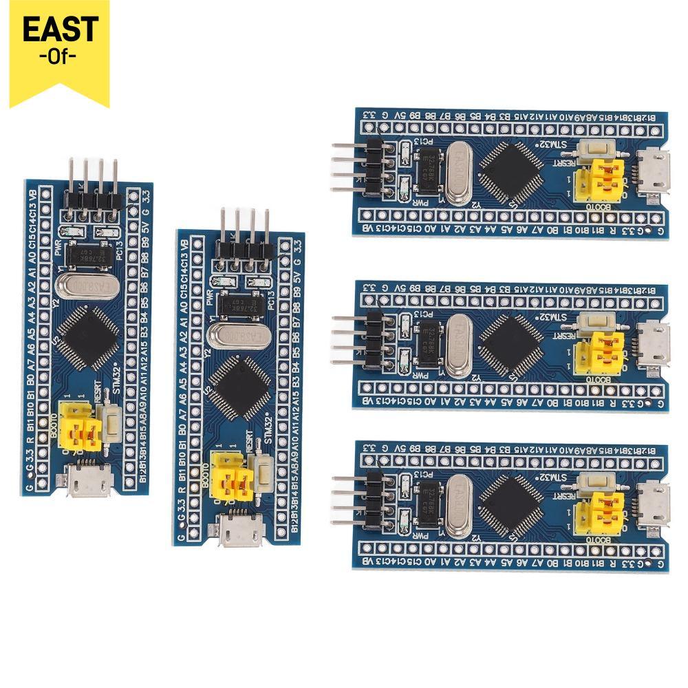 [EASTOF] โมดูลบอร์ดระบบ 5 ชิ้น, โมดูลบอร์ดแกนพอร์ต Micro USB 40 พิน, โมดูลแกน STM32F103C8T6 โปรแกรม 