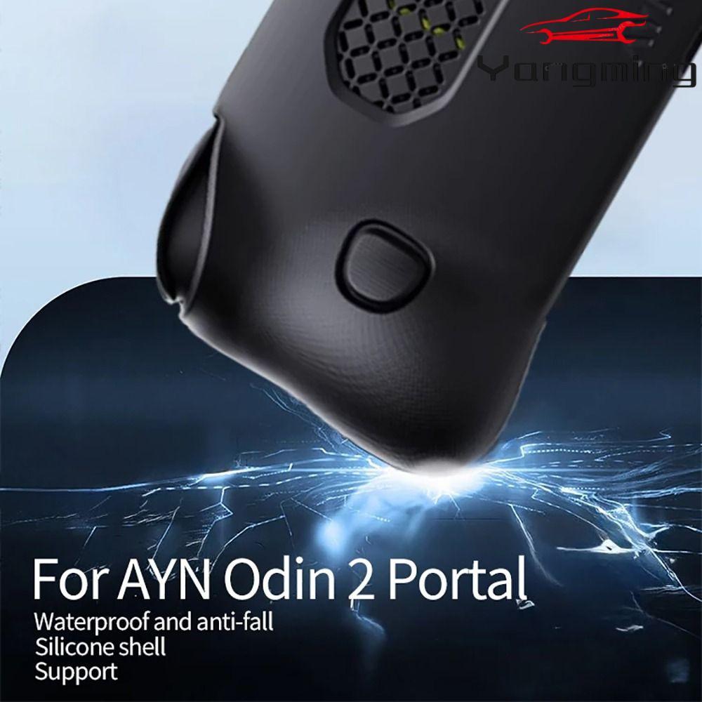 YANGMING แผ่นหลัง, เปลือกซิลิโคนอ่อนนุ่ม, ฝาครอบมือถือกันกระแทก DIY สําหรับอุปกรณ์เสริมเกม portal Od