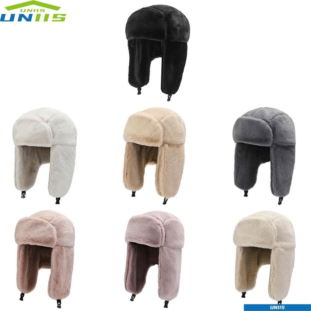 หมวก Ushanka กันลม สำหรับผู้หญิงและผู้ชาย