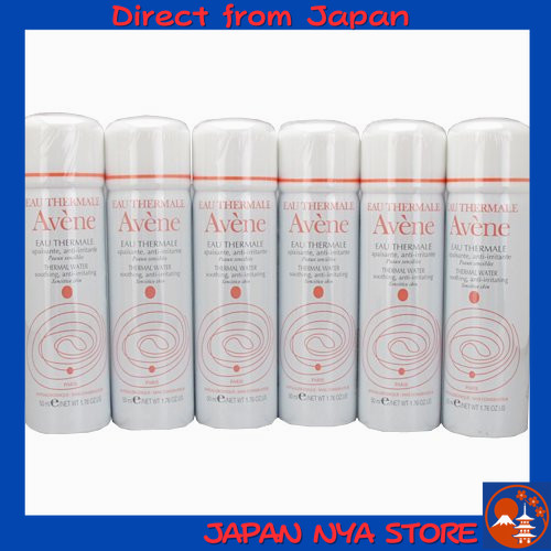 Avene Thermal Spring Water 50ml × 6 ขวด [ขนส่งโดย Sagawa Express] สเปรย์น้ำแร่ (Thermal Spring Water
