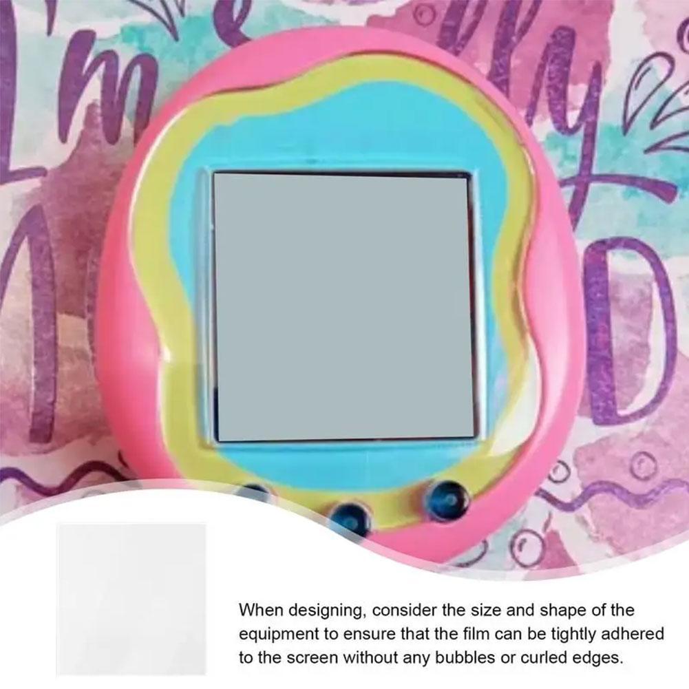 HD Clear Screen Protector สําหรับ Tamagotchi UNI, Anti-Scratch TPU ฟิล์มเพื่อปกป้อง 15.5x15.5 มม.B3K