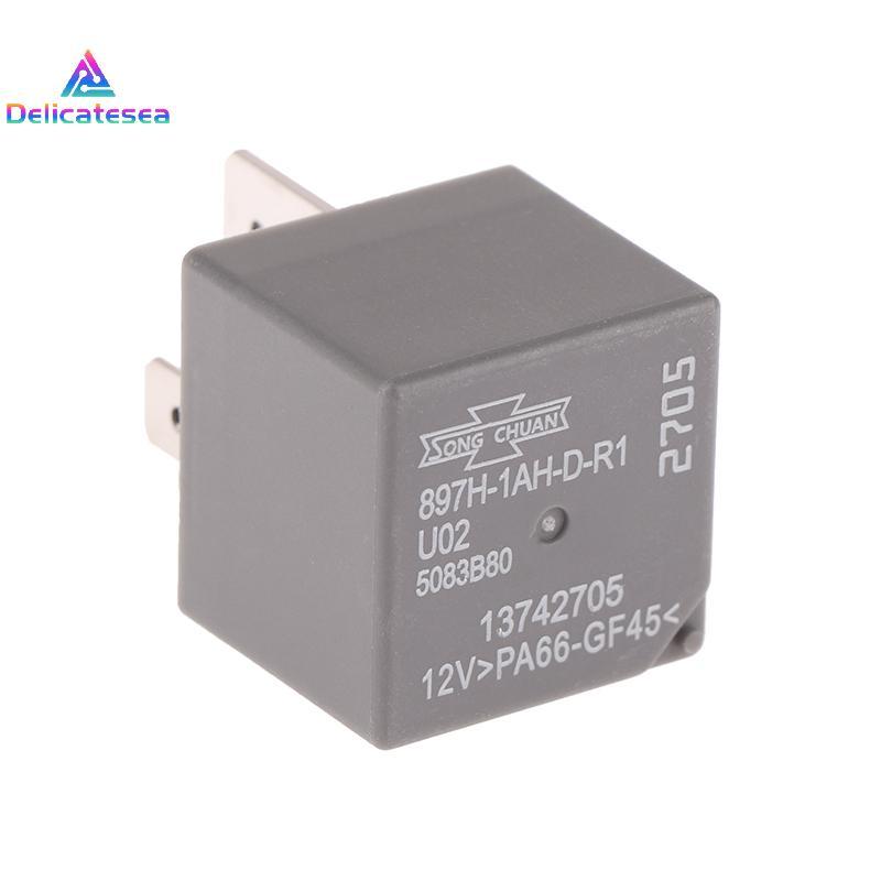 [Delicatesea] 1 ชิ้น 4 ขา 12 โวลต์สําหรับ Matsukawa 2705 รีเลย์ยานยนต์ 897H-1AH-D-R1 U02 สําหรับ Bui