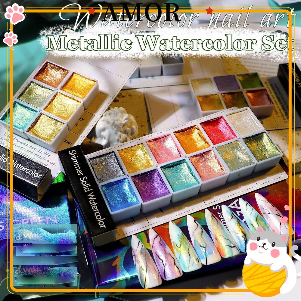 AMOR Solid สําหรับศิลปินจิตรกรรมร้อนมือวาดสีน้ํา