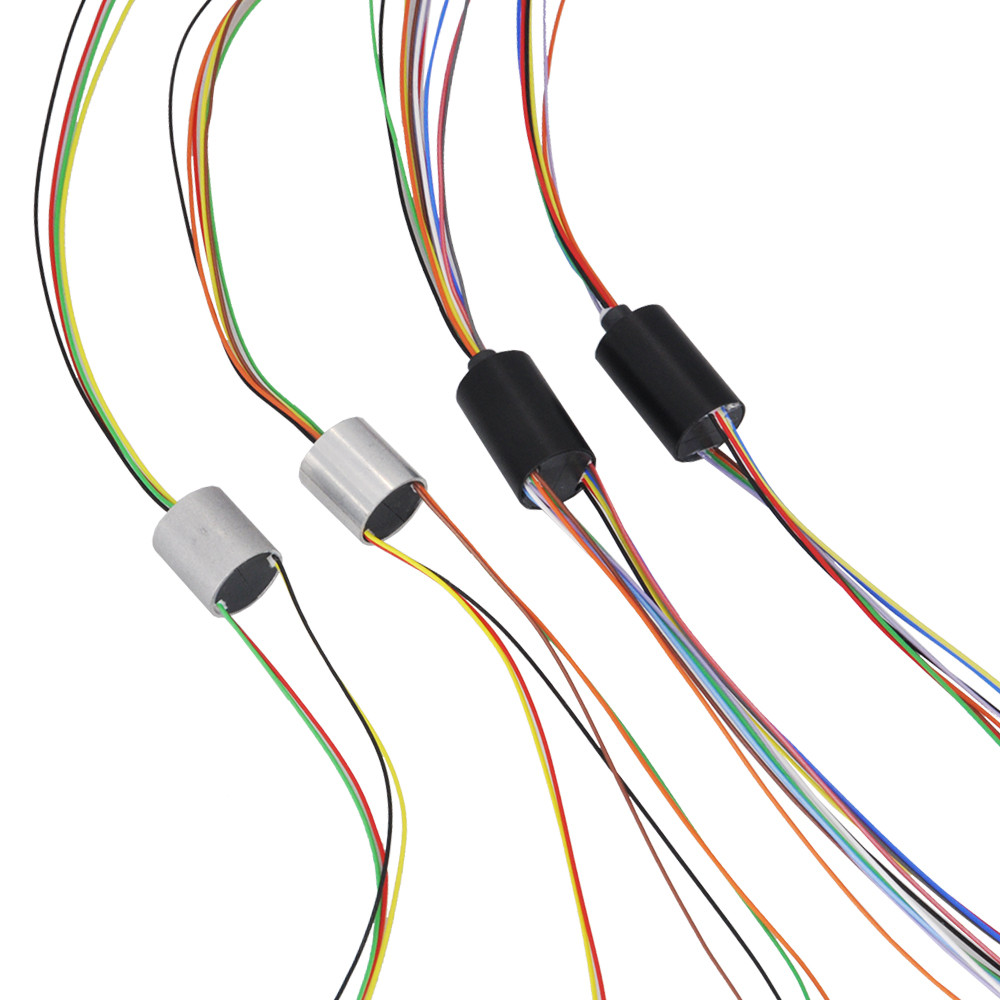 Dia.6/6.5/7.5 มม.โลหะ Visual Anchor ปลาลื่นแหวน 2/4/8/12CH 1A 2A Slipring Conductive หมุน Joint สําห