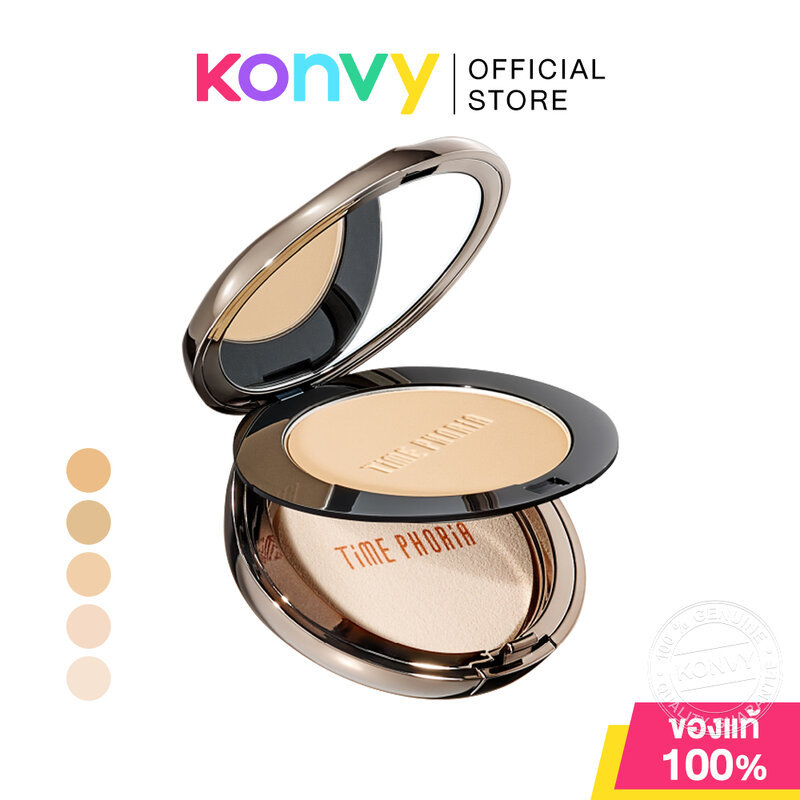 Time Phoria Timeless Optima Cover-Blur Skin Perfection Powder Foundation 8.5g ไทม์ฟอเรีย แป้งผสมรองพื้น