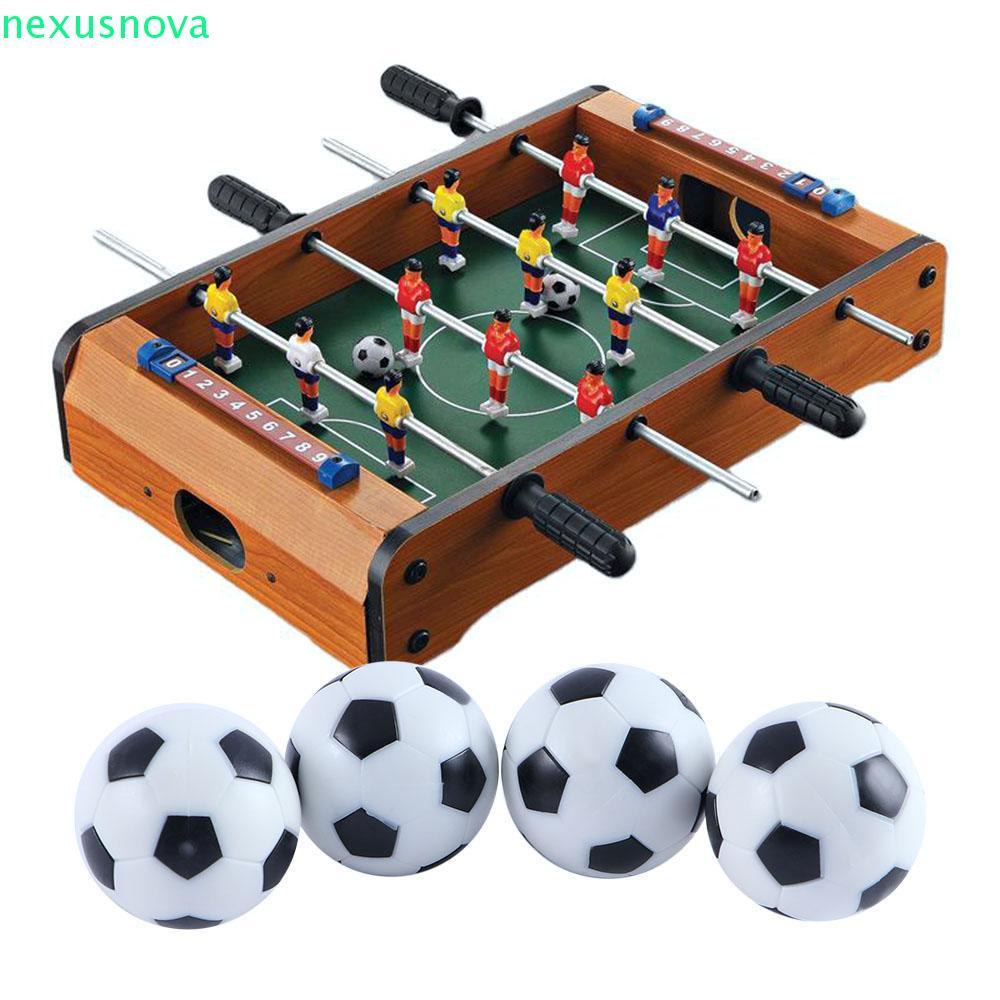 NEXUSNOVA Football Black&White 4pcs Foot Balls Mini Replacement Balls