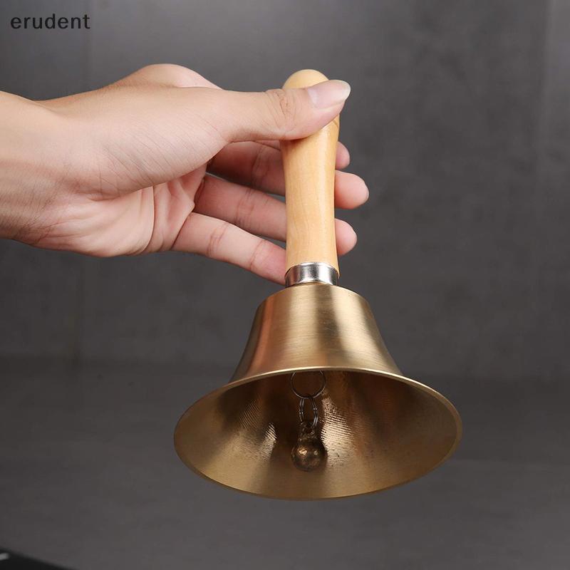 Erudent Super Loud Hand Bells ,Solid Brass Call Bells สําหรับผู้สูงอายุในบ้าน, ฝึกสัตว์, งานเลี้ยงอาหารค่ํา, การทําสมาธิใหม่