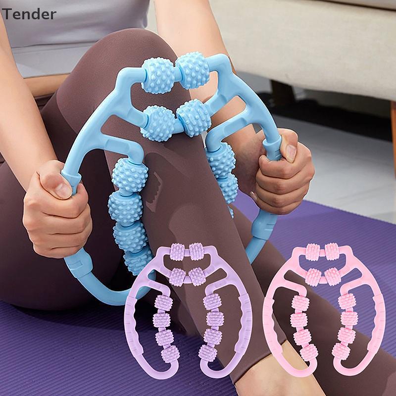 [Preferred] Annular Leg Clamp Massage Relaxing Leg Roller Bar Yoga Beautiful Leg Massage Annular Leg