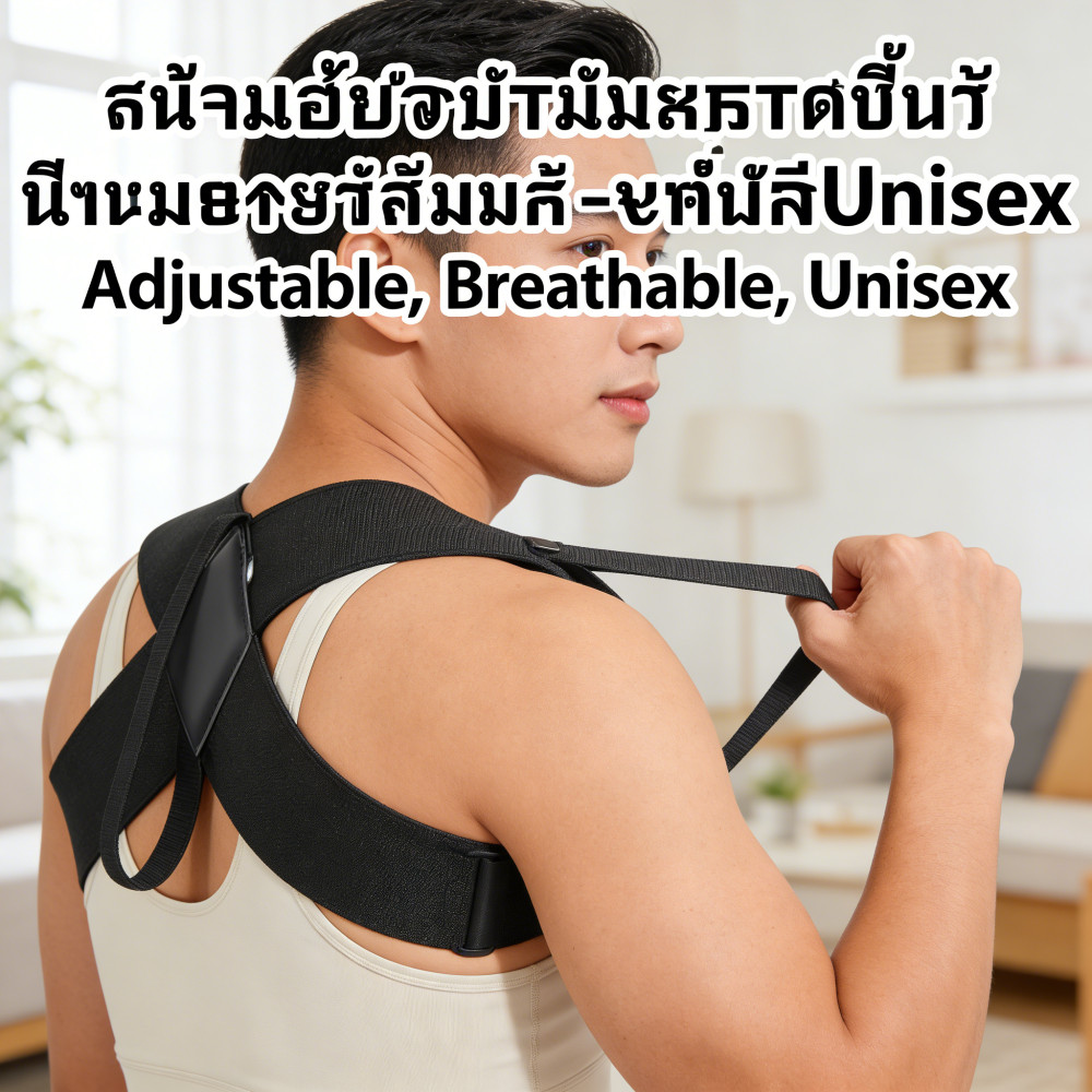 ปรับระบายสำหรับเปิดหลังค่อม รั้งข้อไหล่ป้องกัน ฝึกอากาศดี