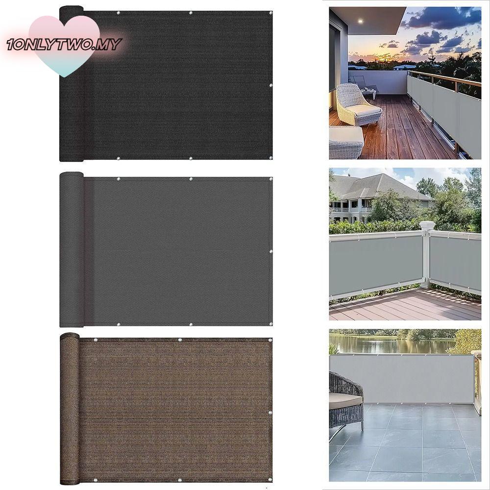 1ONLYTWO Sun Shading Sails, 3/5/6M กันน้ําระเบียง Shade ผ้า, Multi-functional ระเบียงความเป็นส่วนตัว