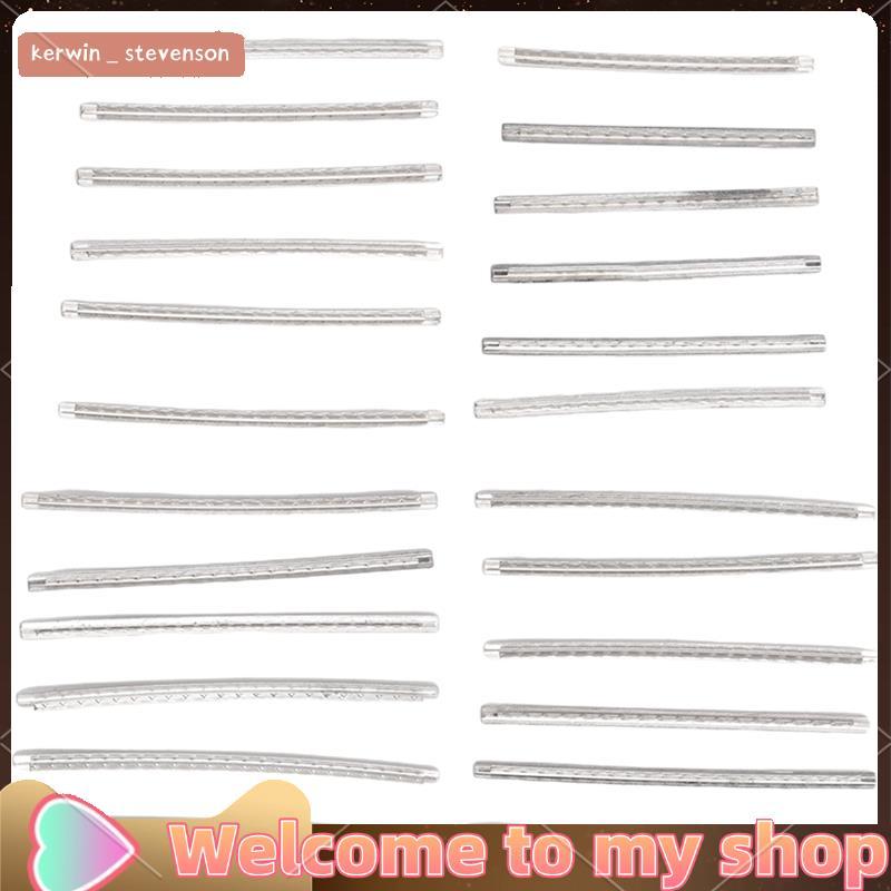 2.9MM กีตาร์ไฟฟ้าอะคูสติก 24 Frets Fret Wire Fret ชุดสายไฟ, สีเงิน