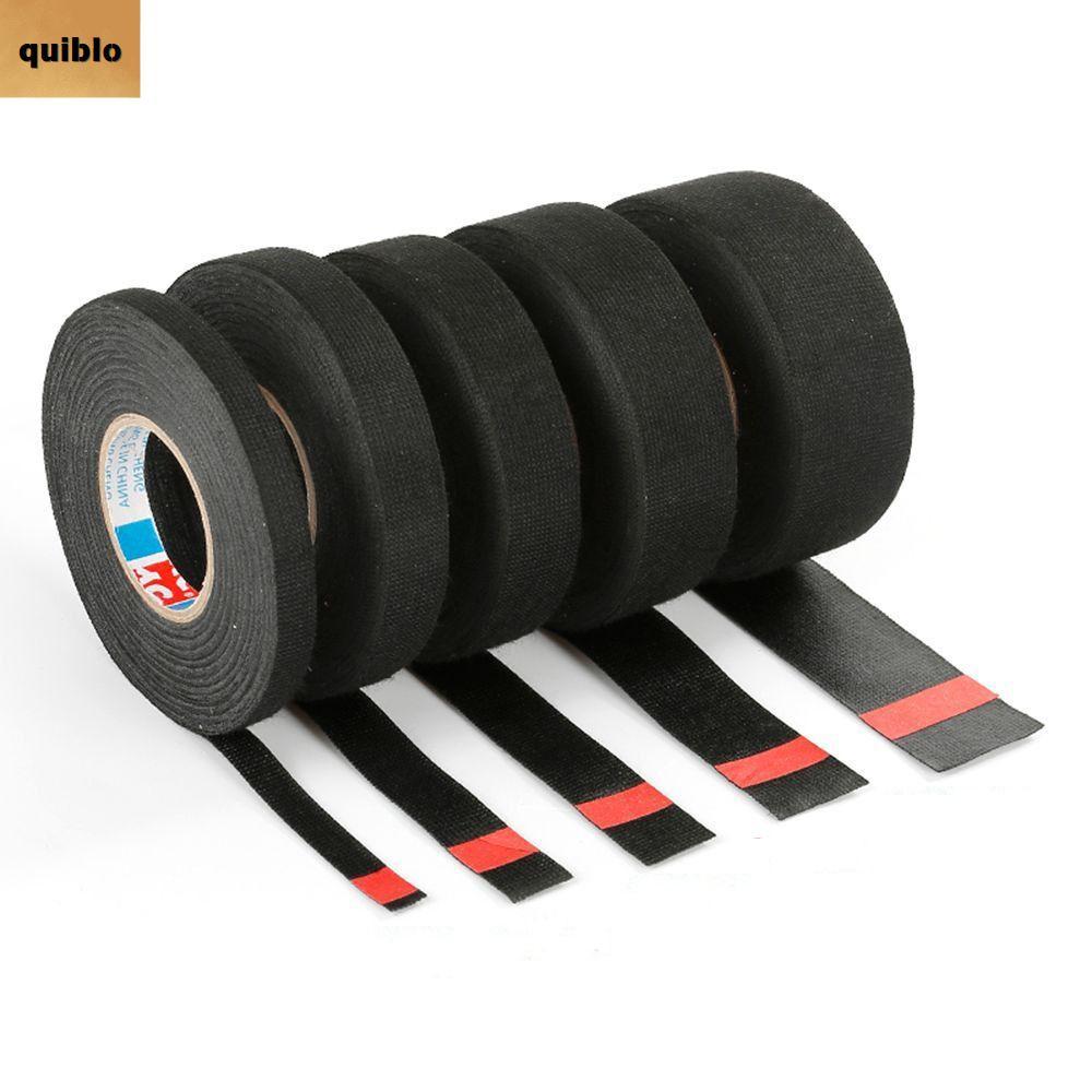 QUIBLO Wire Harness Tape, Automotive Cable Fixed Wire Loom Tape, Noise Dampening Cloth Heat-proof El