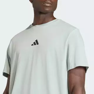 adidas Gym & Training เสื้อยืดพิมพ์ลาย CLIMACOOL TRAINING IDENTITY ผู้ชาย สีเขียว KD3914