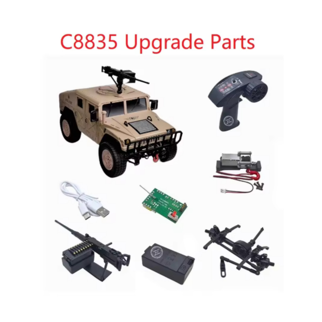 JJRC C8835 ทหาร RC Crawler 4WD 1:16 Scale Alloy Rock Crawler Off-Road รถบรรทุกรถของเล่นของขวัญวันเกิ