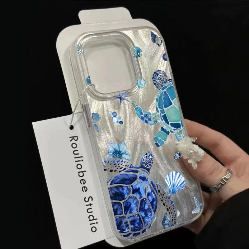 เส้นด้ายขนนกสีเงิน สวยมาก ส่งจากไทย โลกใต้น้ำลึก for iPhone 16 15 14 plus เคสไอโฟน 13 12 11 PRO MAX X XS MAX XR 7/8PLUS ราคา ถูกที่สุด ดีลบีเคเค แกลเลอรีภาพที่ 6
