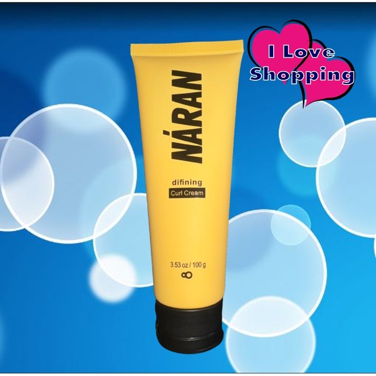 NARAN Difining Curl Cream 100 g ครีมจัดแต่งทรงผมจับลอนผมดัดหรือผมหยิกธรรมชาติ ให้ดูชัดเจน
