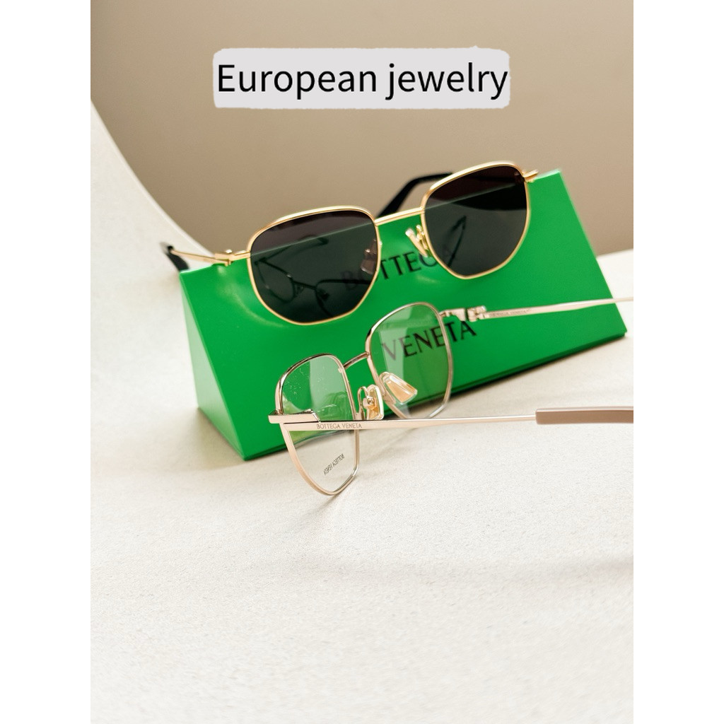 👑Bottega Veneta Split มีทั้งแบบกันแดดและกรอบแว่นสายตา BV1301S BV1301O