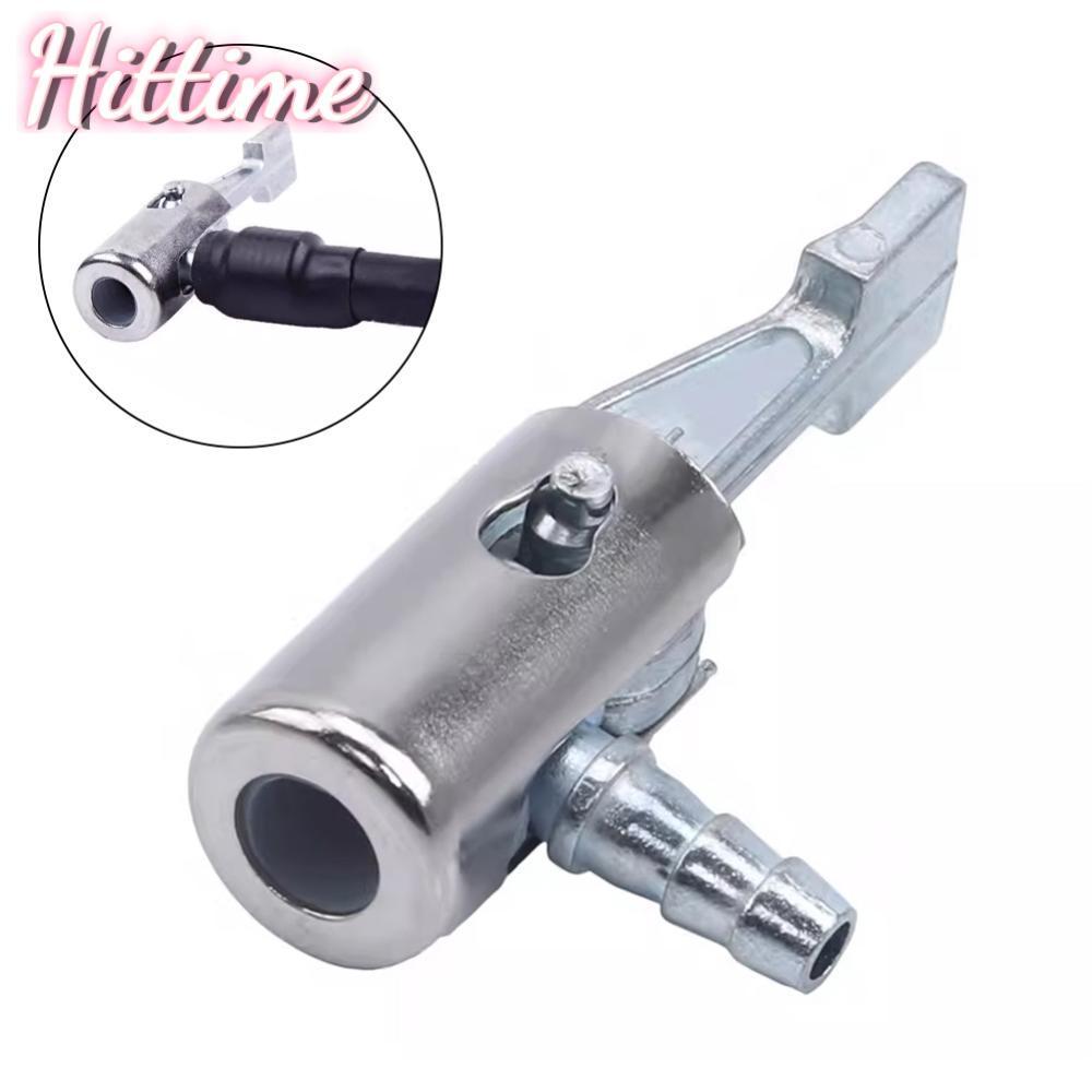 HITTIME ปั๊มลมรถยนต์ Quick Inflation Chuck ยางหัวฉีดอากาศสําหรับ 5-6 มม.เส้นผ่านศูนย์กลางภายในท่อ, Q