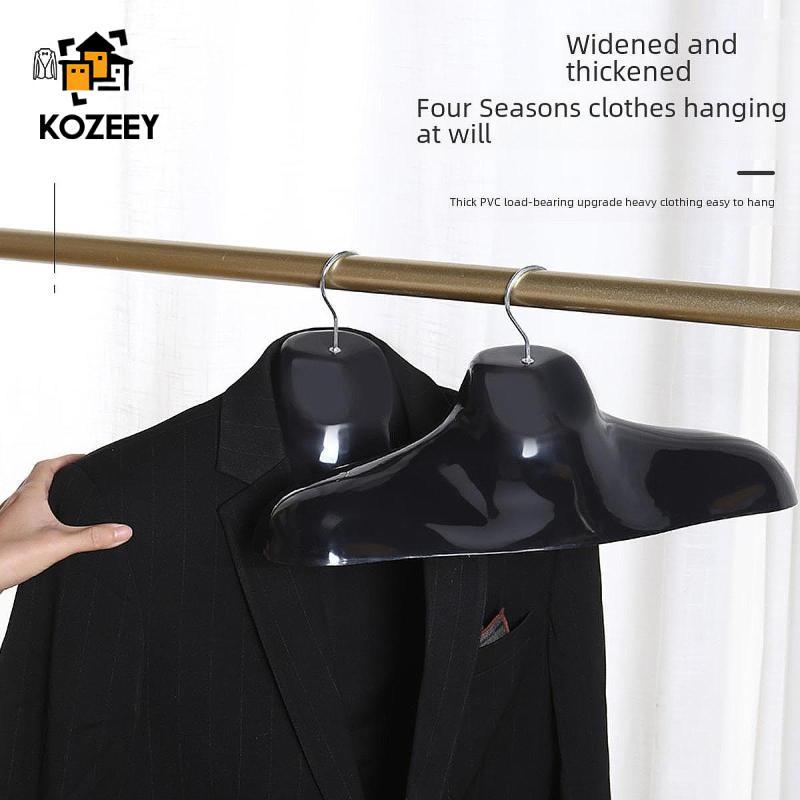 KOZEEY ไม้แขวนเสื้อสูท, ไม้แขวนเสื้อไหล่กว้างอเนกประสงค์สําหรับร้านตู้เสื้อผ้า