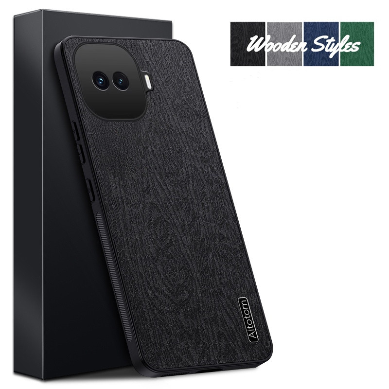 เคสโทรศัพท์ VIVO IQOO 15R Wood Texture Canvas Hrad ฝาหลังกันกระแทก เคส VIVO IQOO 15 R