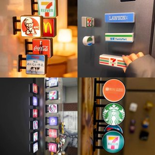 🔥🔥🔥ตู้เย็นตกแต่งสร้างสรรค์ตกแต่งบ้านตู้เย็นกระดานไฟของเล่นรุ…