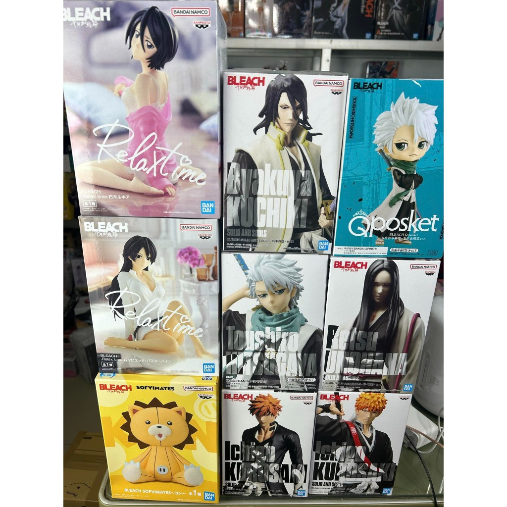 🧸(Pre-order)/รวมโมเดลบลีช เทพมรณะ มือ1 ฟิกเกอร์แท้จากญี่ปุ่น/BLEACH - Byakuya Kuchiki Solid And Soul