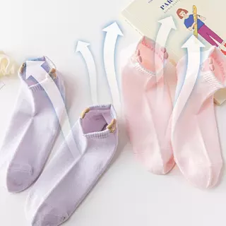 พร้อมส่ง : ถุงเท้า ข้อสั้น bunny mini 5 คู่ สวยน่ารัก สดใส ใส่ได้ทุกวัน เนื้อผ้านุ่ม แฟชั่น