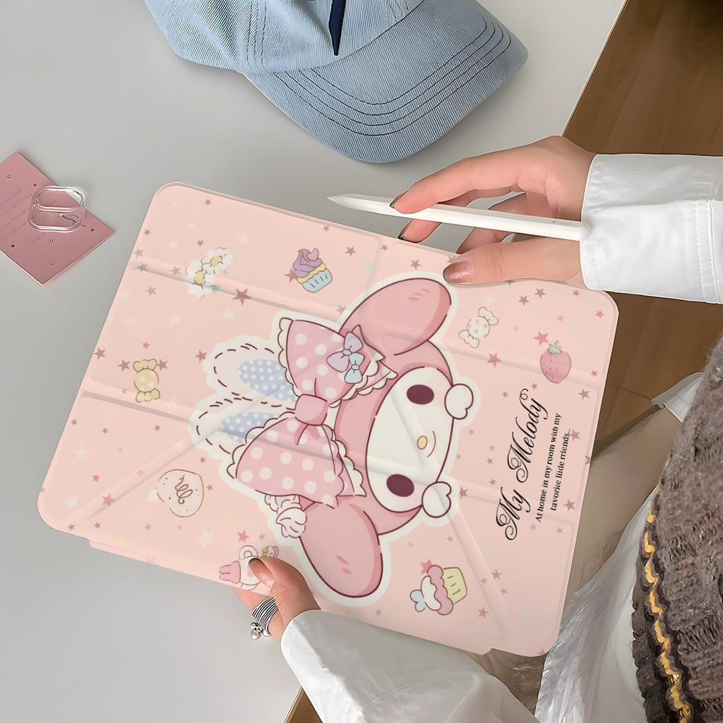 Melody Candy iPad 7/8/9 รุ่น Air6 เคสป้องกัน Pro 11 นิ้ว MINI7A16 เคสป้องกันแท็บเล็ต