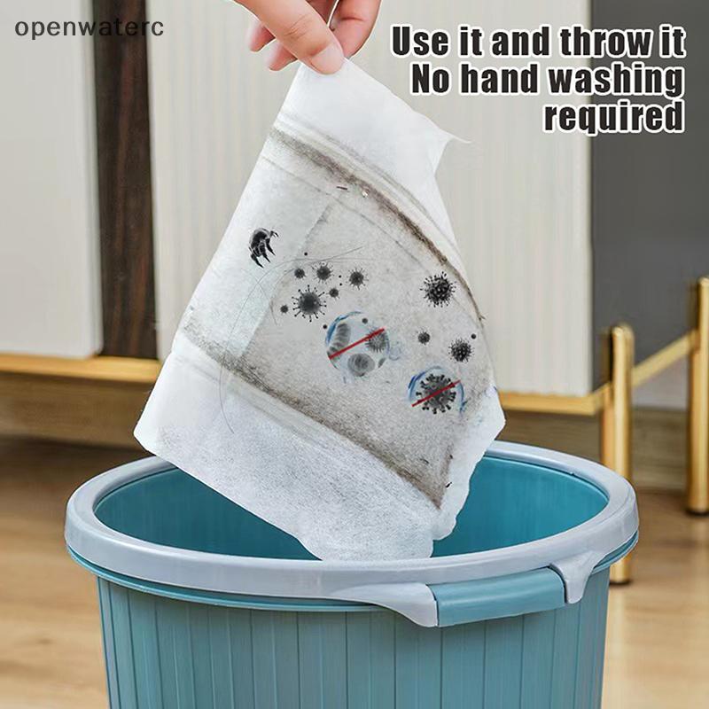 [openwaterc] 30/100 ชิ้นกระดาษกําจัดฝุ่นในครัวเรือนทิ้งผ้ากําจัดฝุ่นไฟฟ้าสถิตแผ่นซับกระเบื้องปูพื้นอ