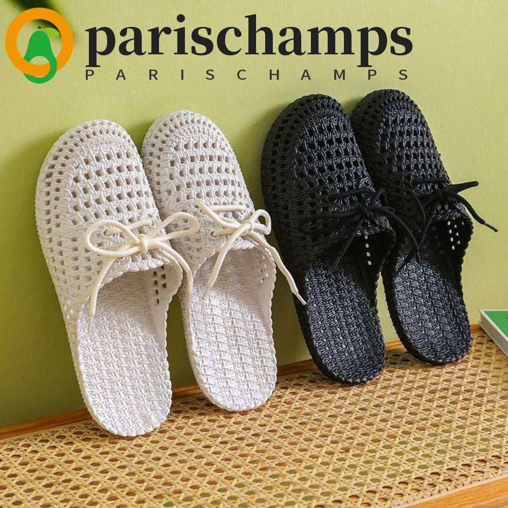 ปารีสchamps รองเท้าหลุมของผู้หญิง, รองเท้าแตะชายหาดป้องกันการลื่นไถลแบบกลวง, รองเท้าแตะรูลําลองแบบไม่มีสไลด์เย็นทุกวันกลางแจ้งในร่ม