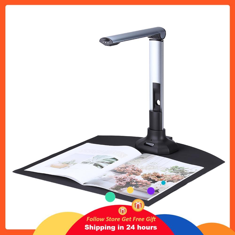 supergoodsales เครื่องสแกนเอกสาร กล้อง A3 แบบพกพาแบบพับได้ HD 10MP สำหรับตั๋วเงิน บัตรประจำตัว หนังส