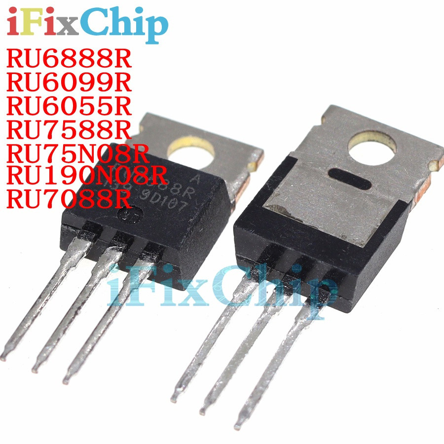 5pcs RU6888R RU6888 TO-220 RU6888R3 RU6099R RU6055R RU6055 RU7588R RU75N08R RU70R RU88R RU88R RU80R 