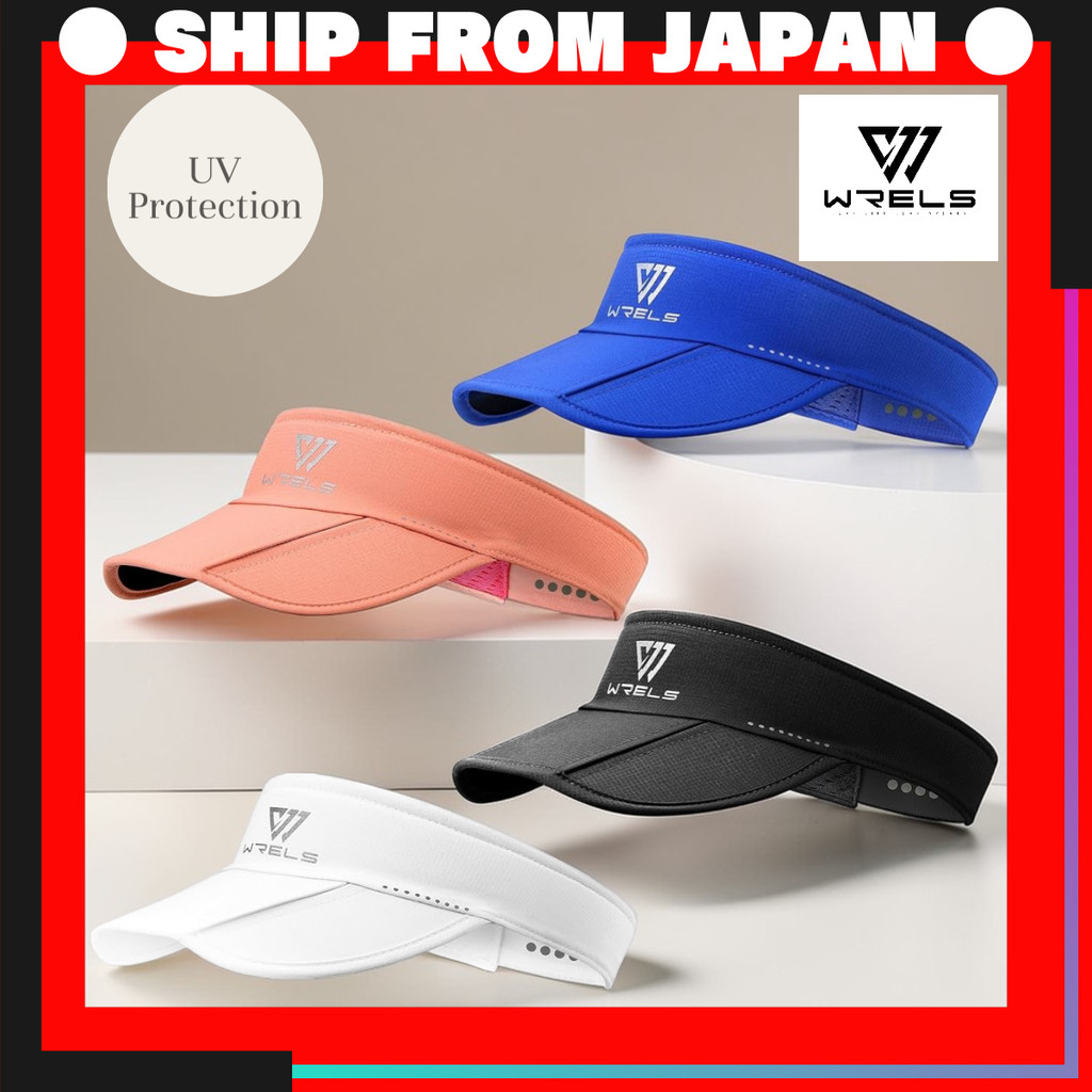 [WRELS] Foldable Sun Visor/Cap for Golf, Tennis, Running & Marathon – Unisex UV Sun Protection