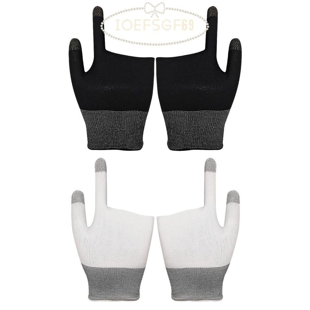 ถุงมือเล่นเกม Non-Scratch Sweat Proof Sensitive ป้องกันการลื่นจากเหงื่อ ไม่ทำลายหน้าจอมือถือ ออกแบบมาเพื่อการควบคุมที่แม่นยำบนหน้าจอสัมผัส