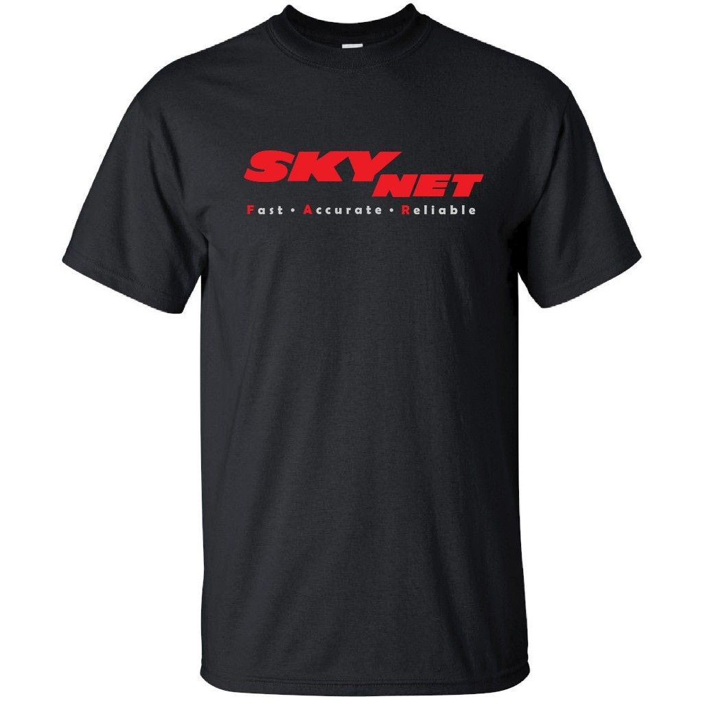 เสื้อยืด SKYNET Microfiber และ MICROFIBER / BLACK Red เสื้อยืดสําหรับผู้ชายผู้หญิง