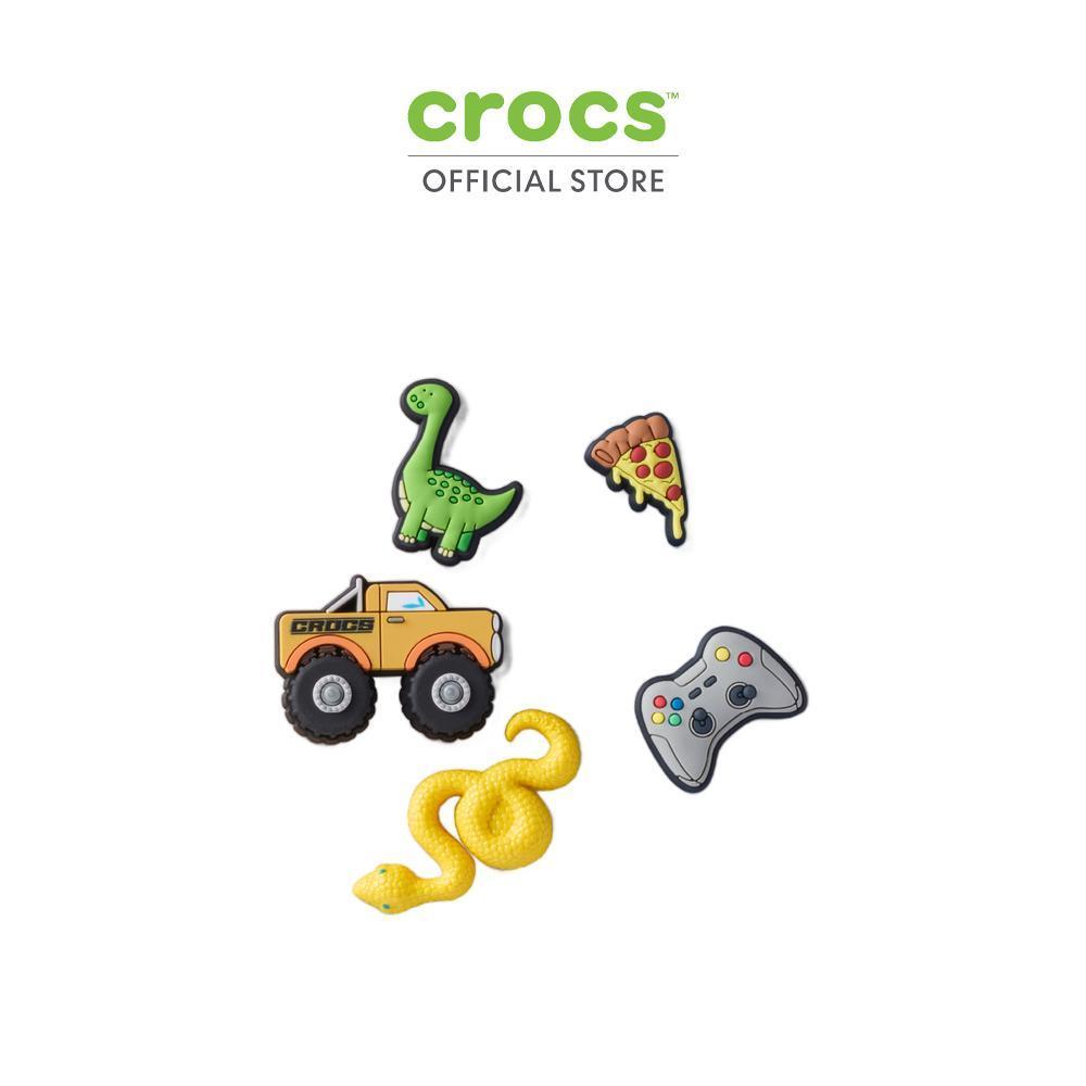 CROCS ตัวติดรองเท้า JIBBITZ™ BOYS ROCK 5 PACK รุ่น 10017314 - MULTICOLOR