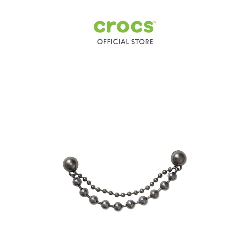 CROCS ตัวติดรองเท้า JIBBITZ™ DOUBLE BLACK GEM CHAIN รุ่น 10014742 - MULTICOLOR