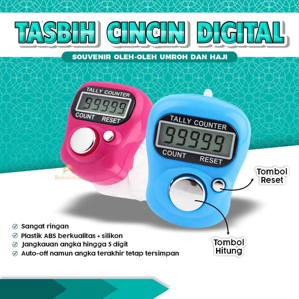 BAITULLAH.ID - Mini Digital Tasbih แหวน Hajj และ Umarh ของที่ระลึก Mini Digital Tasbih นับเครื่องมือ