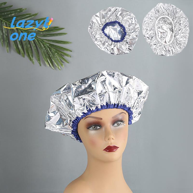 LZ-t] 8 สาย thieAluminum Foil Cap Elastic Hair Coloring Cap Disposable Heat Shower [ใหม่]