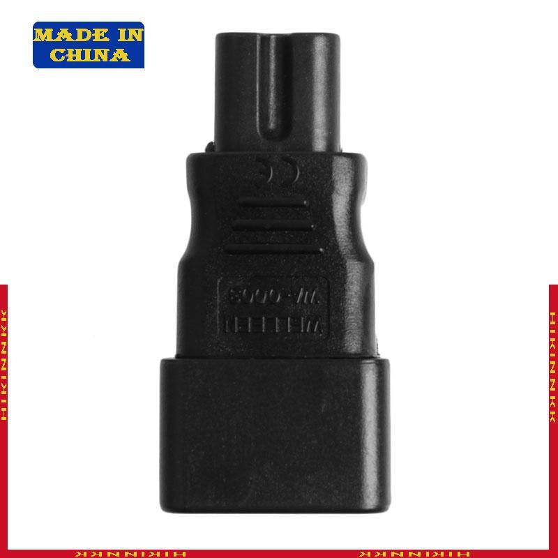 HIK IEC320 C14 ถึง C7 PDU UPS Plug Female Power Adapter Plug Converter Changer