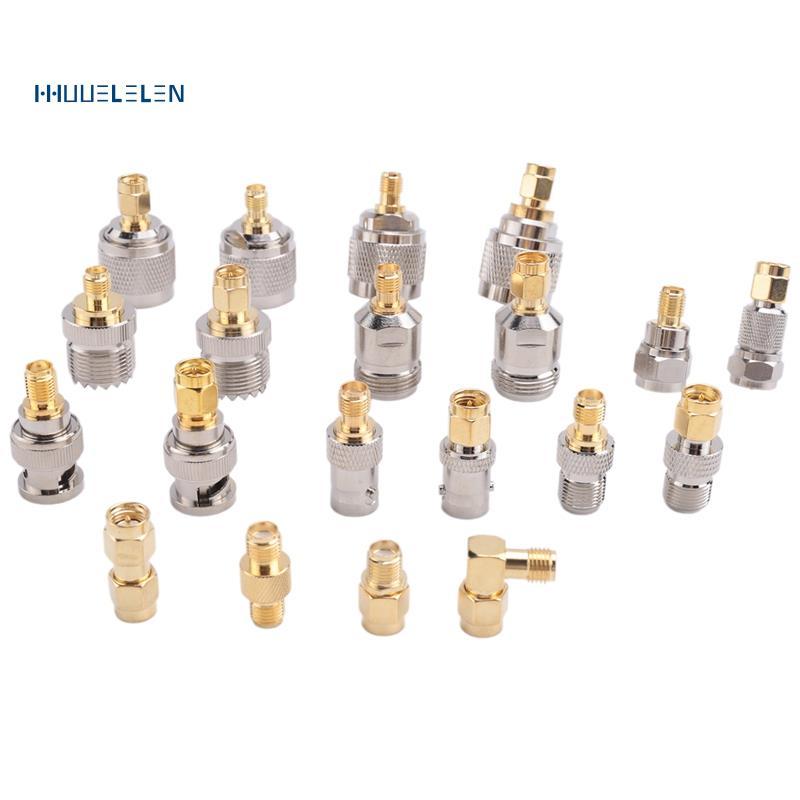 [Promote H]SMA ถึง SMA BNC NF UHF Type Connectors ชุดอะแดปเตอร์ 20 ประเภท, SMA Female to F Male,SMA 