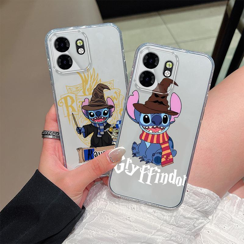 เข้ากันได้กับ INFINIX Smart 9,X6531 X6532,Hot 50i เคสโทรศัพท์น่ารักและการ์ตูน Stitch Series TPU เคสโ
