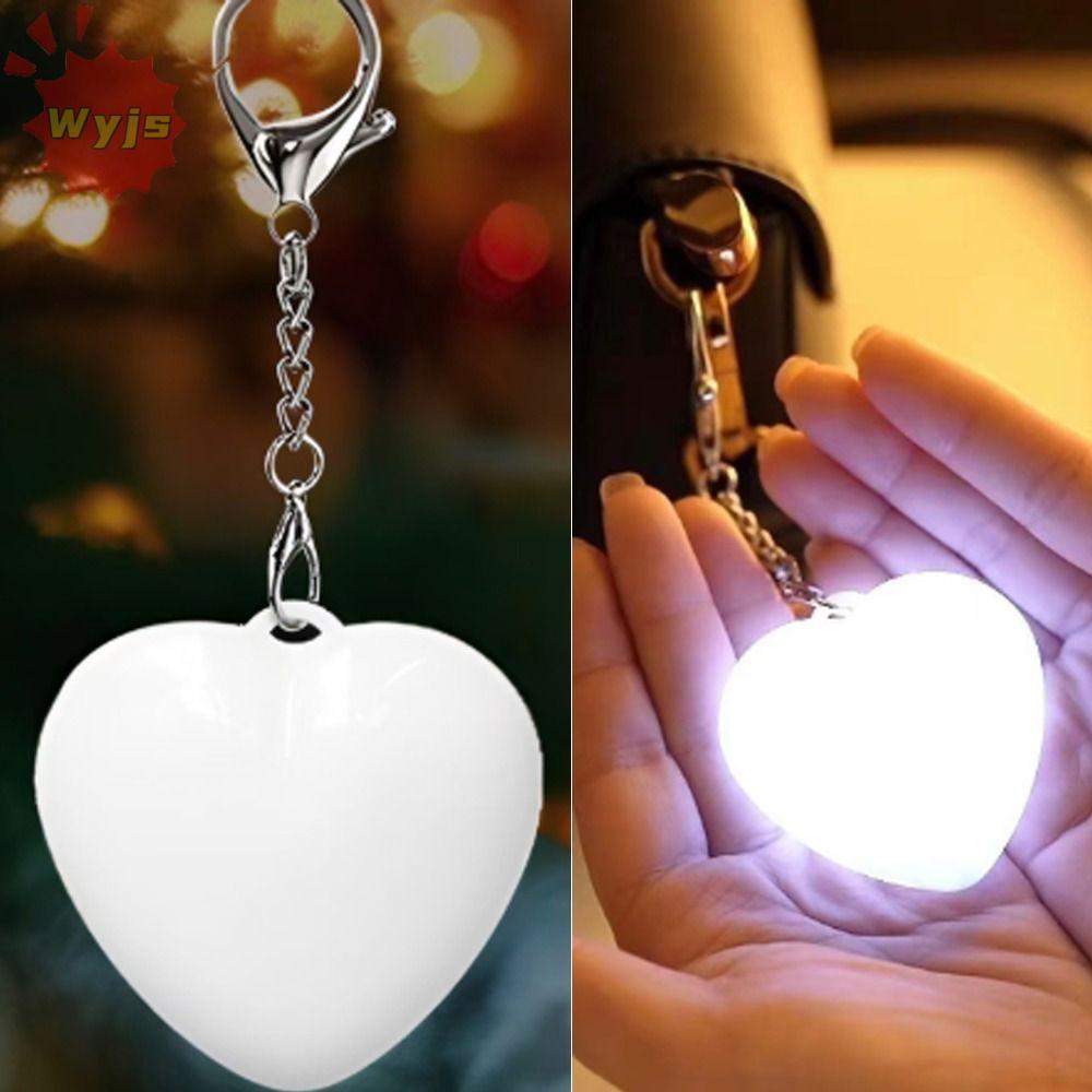 WYJS กระเป๋าถือ, Smart Touch Activation Heart Pattern Purse Glow Light, Creative Gift Portable Touch