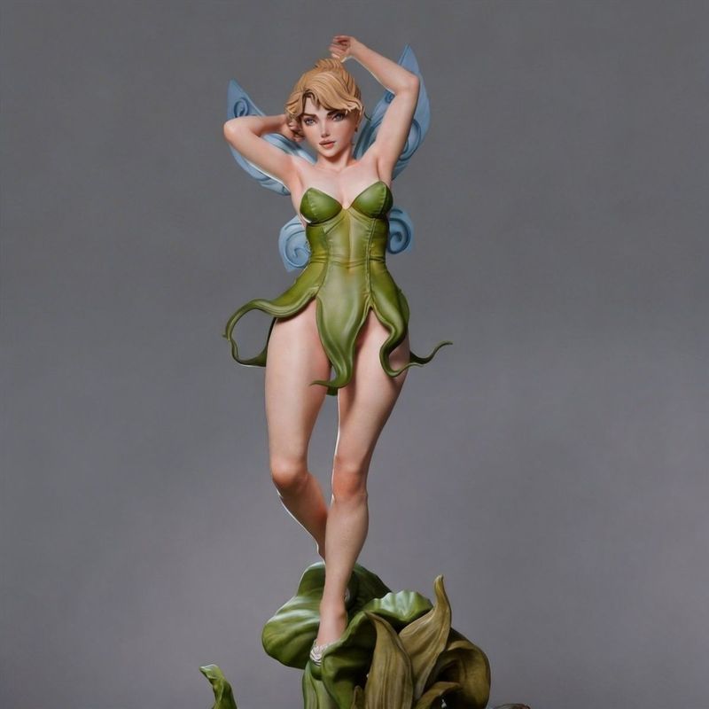 Dangangang 3D Figure-Made Wonderful k Ultra-Precision Fairy Tinker พิมพ์ gk แม่พิมพ์สีขาว 16