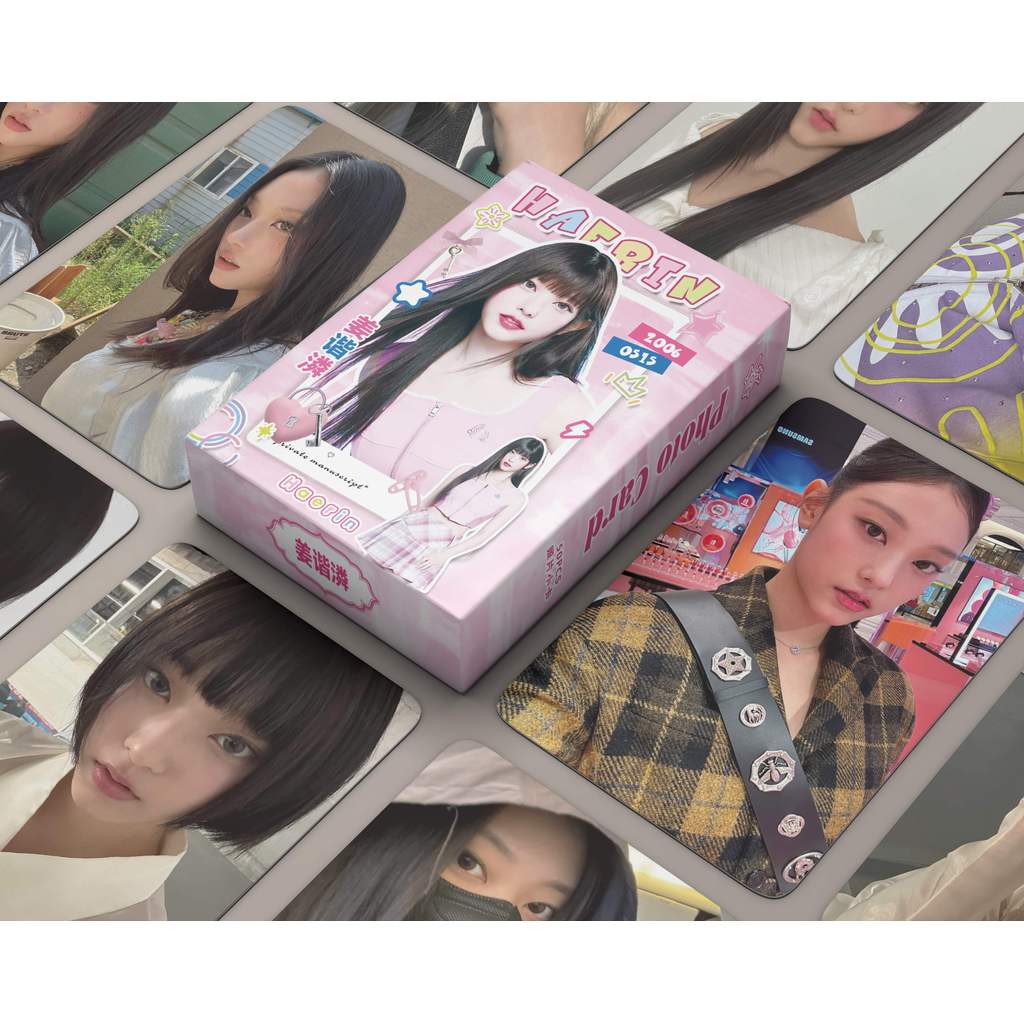 50-124pcs NJ Laser Hologram Lomo Cards 2nd Anniversary How Sweet Album Photocards BUNIES CAMP CLUB H