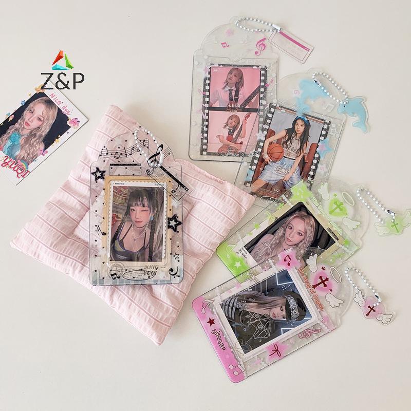 [Z&PT] Kpop Photocard Holder Y2K Photo Card Holder Kpop Charm Holders Kawaii Photo Card ID Bus Card 
