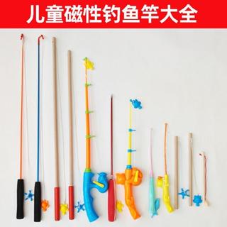 เด็กแม่เหล็กคันเบ็ดไม้แม่เหล็กคันเบ็ดเด็กตกปลาของเล่นอุปกรณ์…