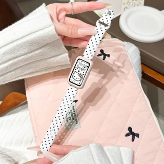 Polka Dots สายรัดซิลิโคนสําหรับ Huawei Band 11 Pro 10 9 8 สร้อยข้อมือสําหรับ Honor Band 9 NFC สายรัดข้อมืออุปกรณ์เสริม
